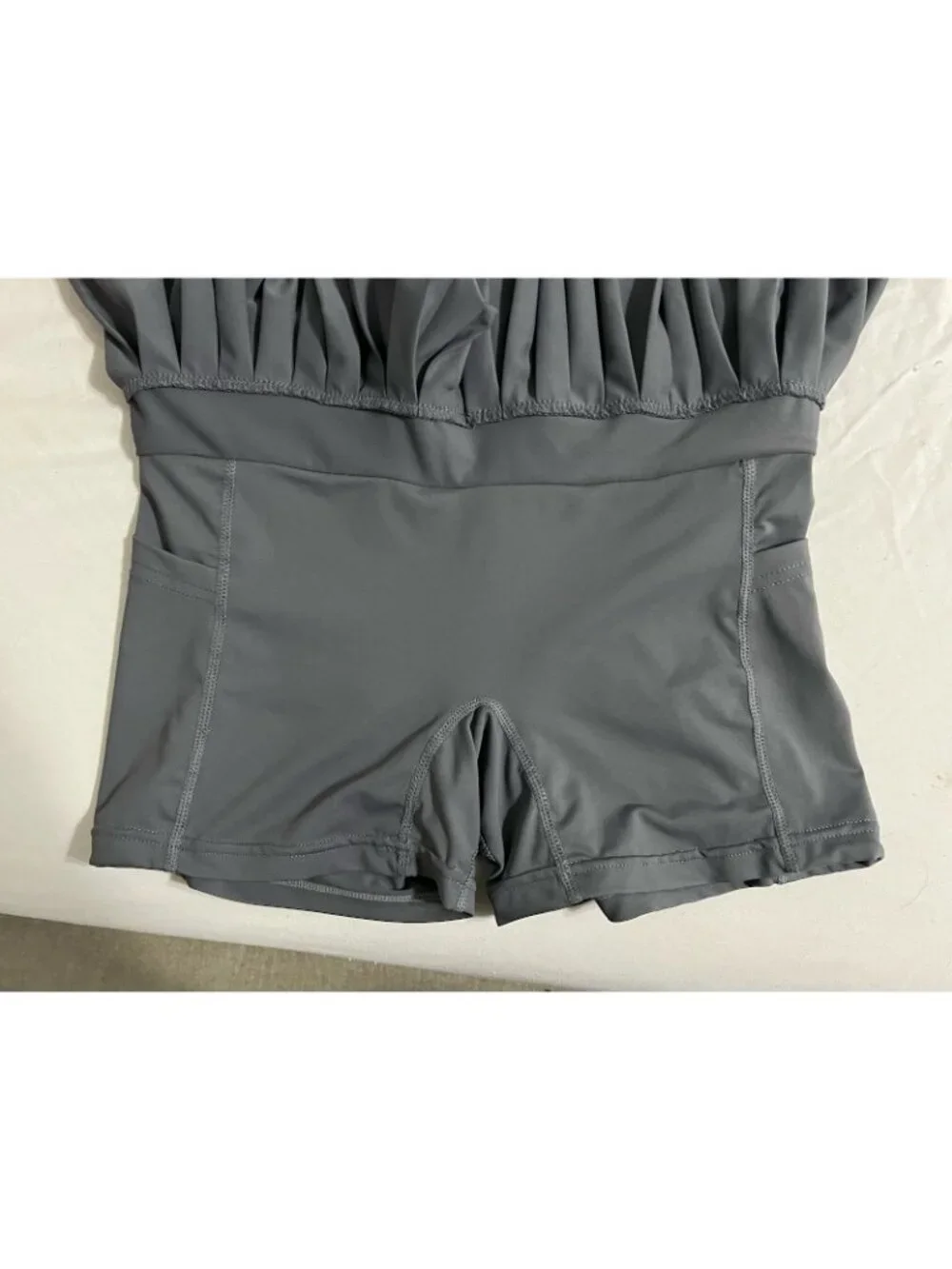 Goldhinge Tennis Pleated Skirt Skort Gray Size Medium